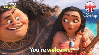 DISNEY SING-ALONGS | You're Welcome -  Moana Lyric Video | Official Disney UK Resimi