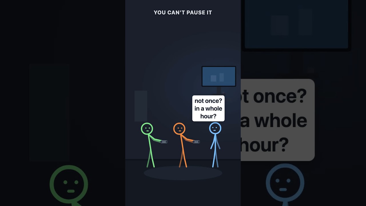 You can't pause it #gaming