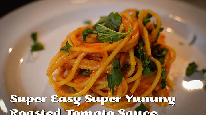 Super Easy Roasted Tomato Sauce | Cook With Amber