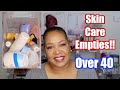 Skincare Empties!! Moisturizers, Eye Serums, Night Time Serums & More | Mature Skin Over 40