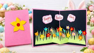 DIY Pop Up Easter Flower Card 🌸 | Easy Handmade Easter Card Idea | Easter Card Ideas | DG Handmade