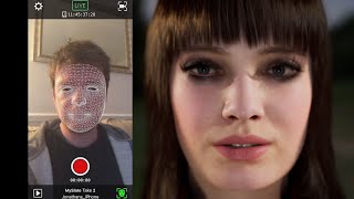 Metahuman Live Link Face Test in Unreal Engine