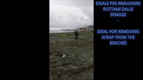 Máy sàng cát làm sạch bãi biển kết hợp với dàn xúc cực sịn sò