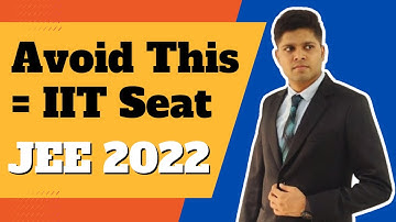 These 3 Mistakes ❌= MUST AVOID🚨| Last Minute Tips JEE Main