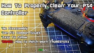 Cleaning your ps4 controller will not only keep it looking like new,
but also help prevent/fix common problems. problems with dirty
controllers are st...