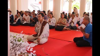 บายศรีสู่ขวัญงานอายุวัฒนมงคล เจ้าคุณหนุ่ย โดย ผอ บุญมี เครือพันธ์