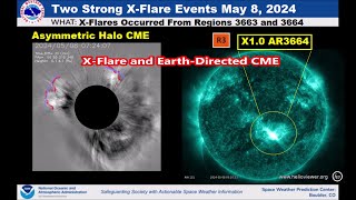 X-Flare Alert Two X-Flares Earth-Directed Cme - Large Complex Sunspot Groups On The Solar Disk