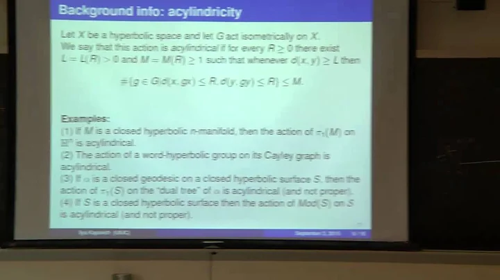On purely loxodromic actions (GGD/GEAR Seminar)