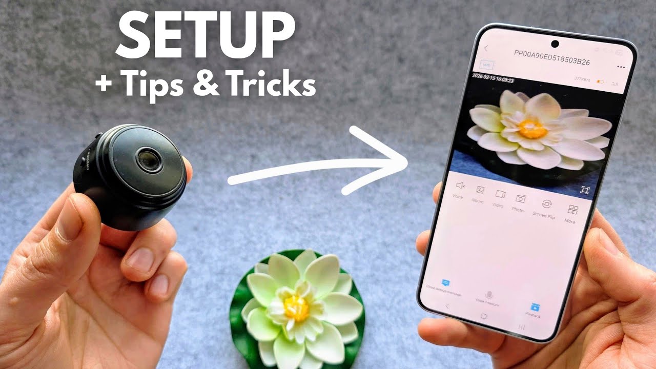 Setting up Wireless WiFi Mini Camera - Connecting IP Smart Camera to ...