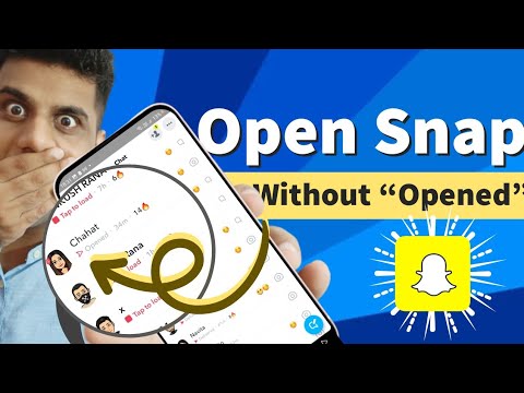 How To Open Snap Without Them Knowing | Snapchat