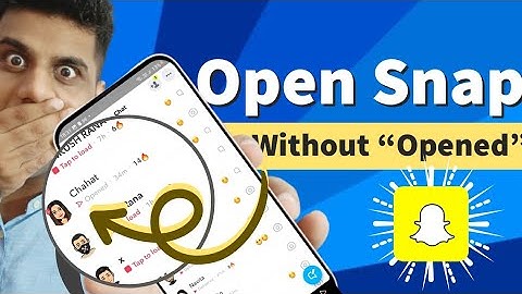 How to Open Snap Without Them Knowing | SnapChat