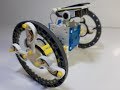 Wheel-bot #5. Solar bot 14 in 1