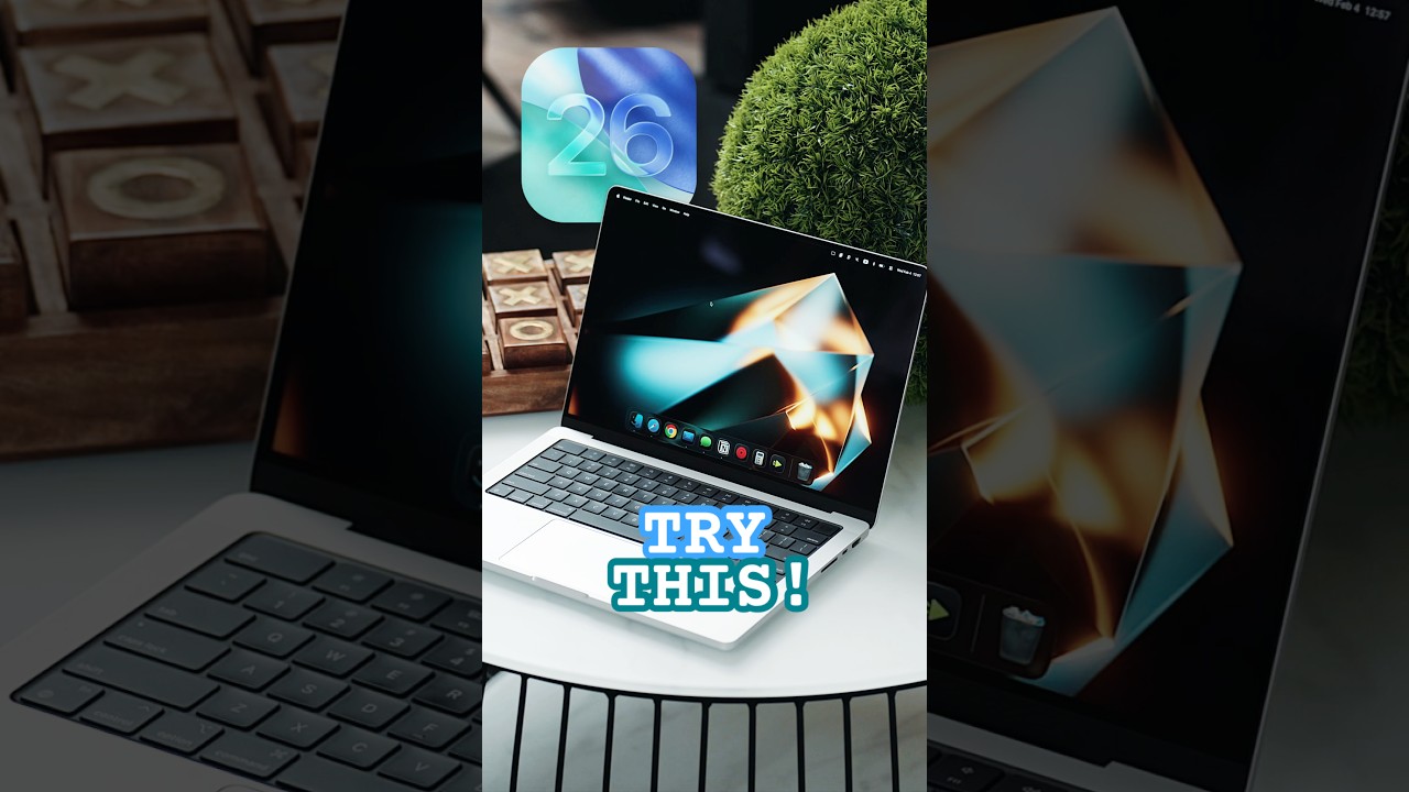 Try this in macOS Tahoe