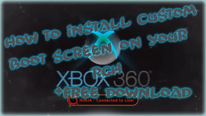 How to install a custom boot animation on a RGH/J-TAG