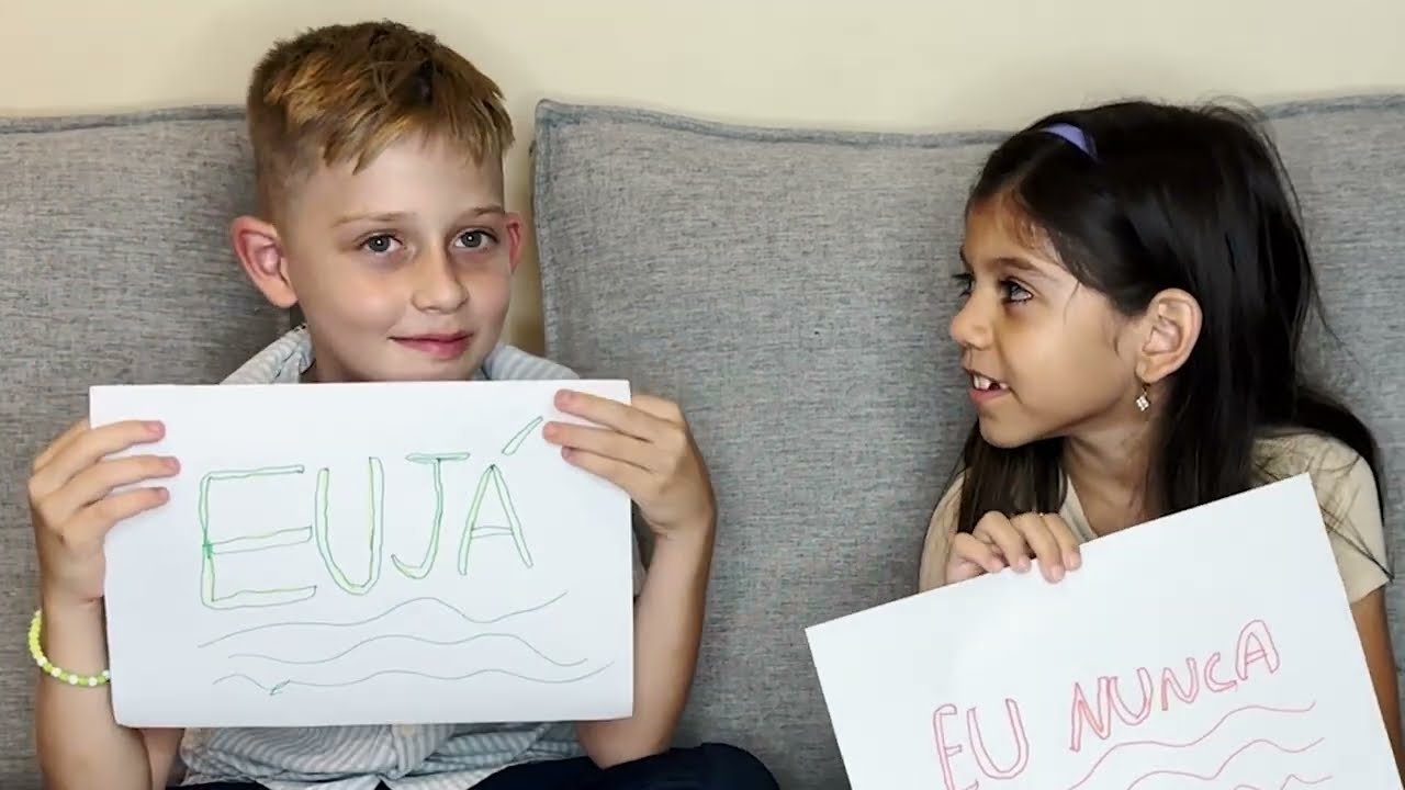 EU JÁ vs EU NUNCA COM O MEU IRMÃO !!!
