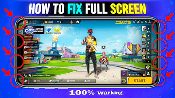 How to fix full screen problem in free fire 🔥 😱 || @Veergamers26