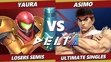 Delta 10 LOSERS SEMIS - Asimo (Ryu) Vs. Yaura (Samus) Smash Ultimate - SSBU