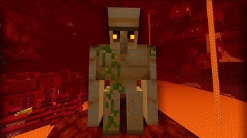 what happens if you spawn an iron golem in the nether?