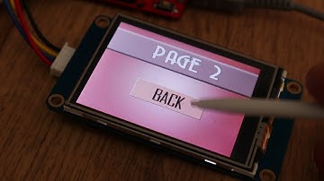 Change page on Nextion display with Arduino