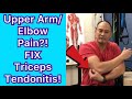 Upper Arm/Elbow Pain? It’s Triceps Tendonitis! Do This! | Dr Wil & Dr K