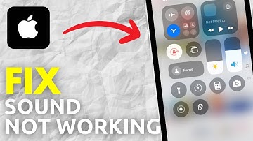 How To Fix iPhone Video Sound Not Working - Full Guide