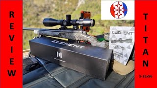 TEST LUNETTE ELEMENT OPTICS TITAN 5-25X56 FFP MIL