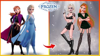 Frozen: Elsa and Anna princess Glow Up Compilation II HEYTEAM