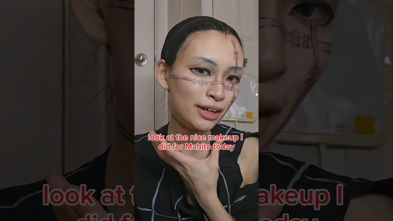 How cosplay makeup truly looks #cosplay #cosplayer #anime