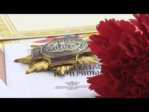 Участников и вдов ликвидаторов аварии на Чернобыльской АЭС наградили памятными медалями