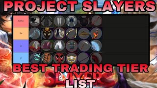 Create a Project Slayers Trading Tierlist [UNOFFICIAL] Tier List