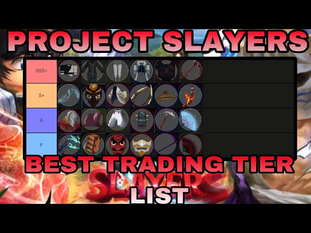 Project Slayers Trading Value Tier List (December 2023)