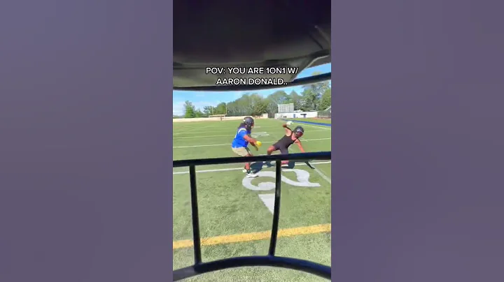POV: You Catch The Ball & See Aaron Donald  WYD?! ...