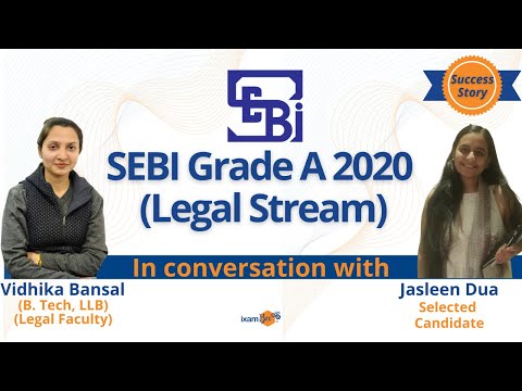 Success Story | SEBI Grade A Legal 2020| Selected Candidate | Jasleen Dua