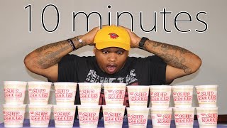 10min cup noodle challenge