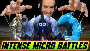 Let the MICRO BATTLES Begin! - WC3 - Grubby