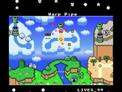 super mario around the world