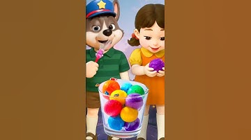 Squid Game AI RAINBOW MOCHI ASMR🌈 #squidgame #asmr #squidgame2