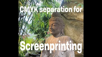CMYK separation for screen printing on Photoshop