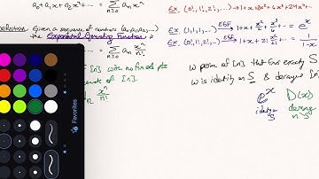 Math 432: Generating Functions - Exponential (1 of 3)
