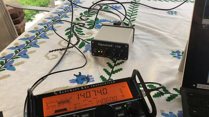 KX2 working FT8 on a beautiful Sunday morning.