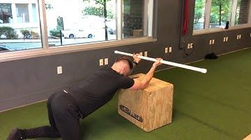 Thoracic Extension with dowel / PCV