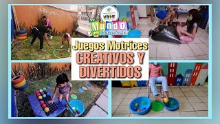 ⛹️Motricidad Gruesa🤹- juegos CREATIVOS y DIVERTIDOS para niños en casa (habilidades motrice