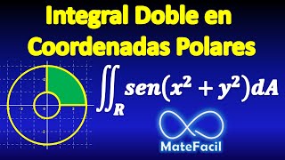 Integral doble en coordenadas polares
