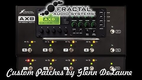 Fractal Audio AX8 SRV Patch demo - by Glenn Delaune