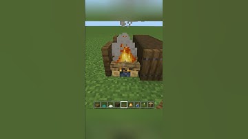 Make Picnic Table in Minecraft #minecraft