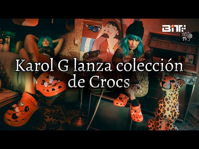 Karol G lanza su colección de sandalias de Crocs 