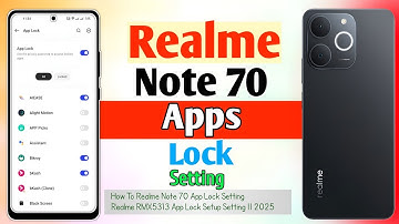 How To Realme Note 70 App Lock Setting || Realme RMX5313 App Lock Setup Setting || 2025