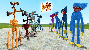 TEAM SIREN HEAD vs TEAM HUGGY WUGGYS Strength Comparison - Garry