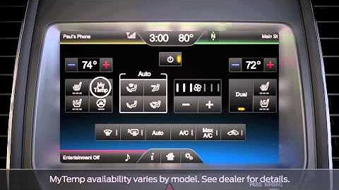 SYNC® with MyLincoln Touch™: Personalizing Climate with MyTemp | Lincoln How-to Video