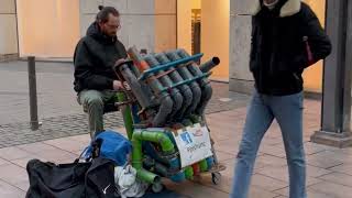 Saarbrücken || Street Performance  Street Pipe Drummer